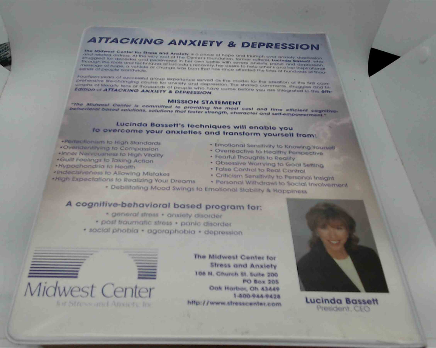 Midwest Center Attacking Anxiety And Depression 15 CD & 4 DVD Box Set