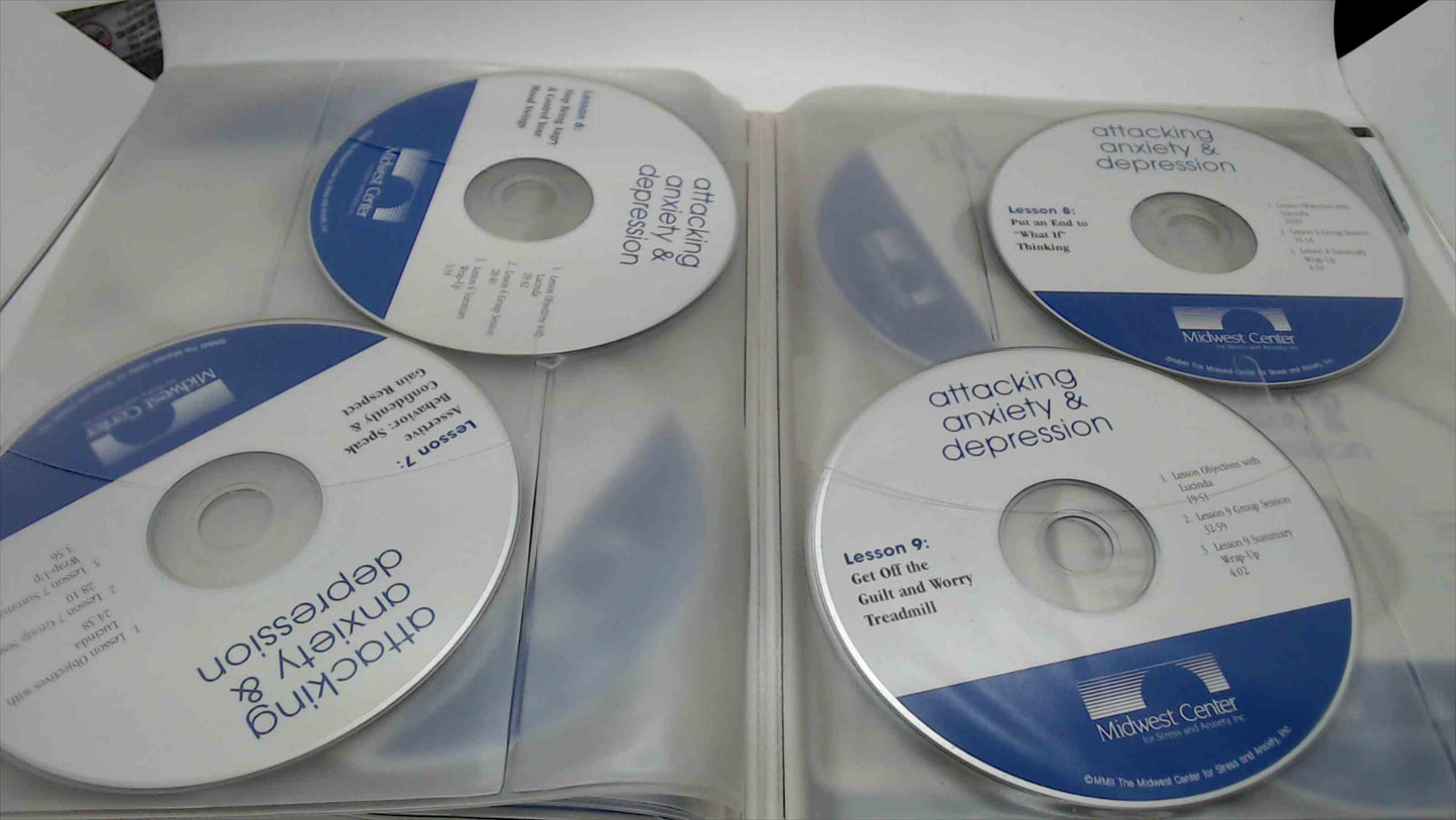 Midwest Center Attacking Anxiety And Depression 15 CD & 4 DVD Box Set