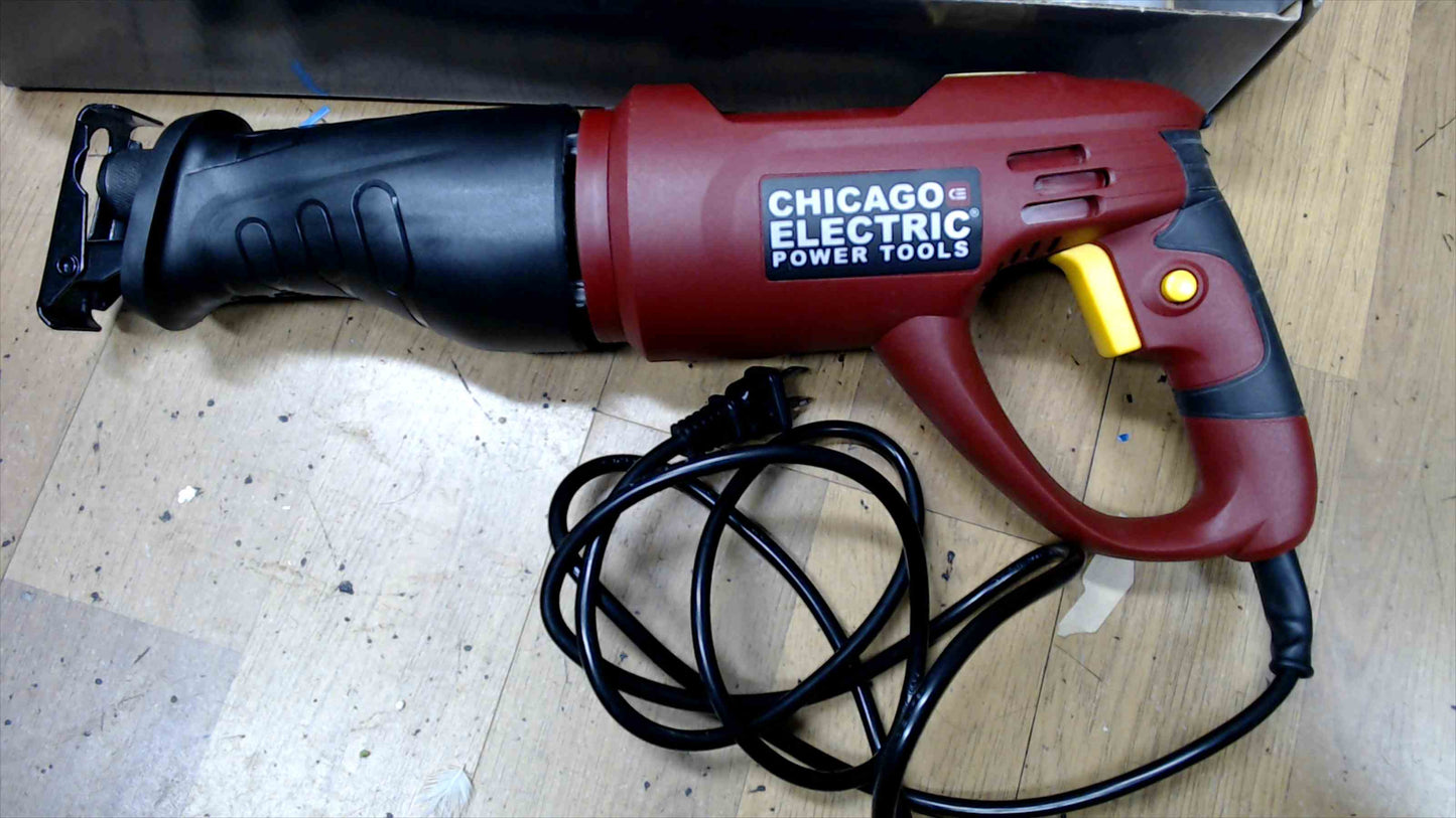 6 Amp Reciprocating Saw with Rotating Handle Chicago Electric Corded