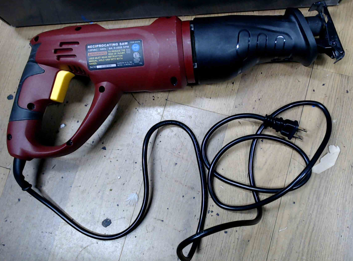 6 Amp Reciprocating Saw with Rotating Handle Chicago Electric Corded
