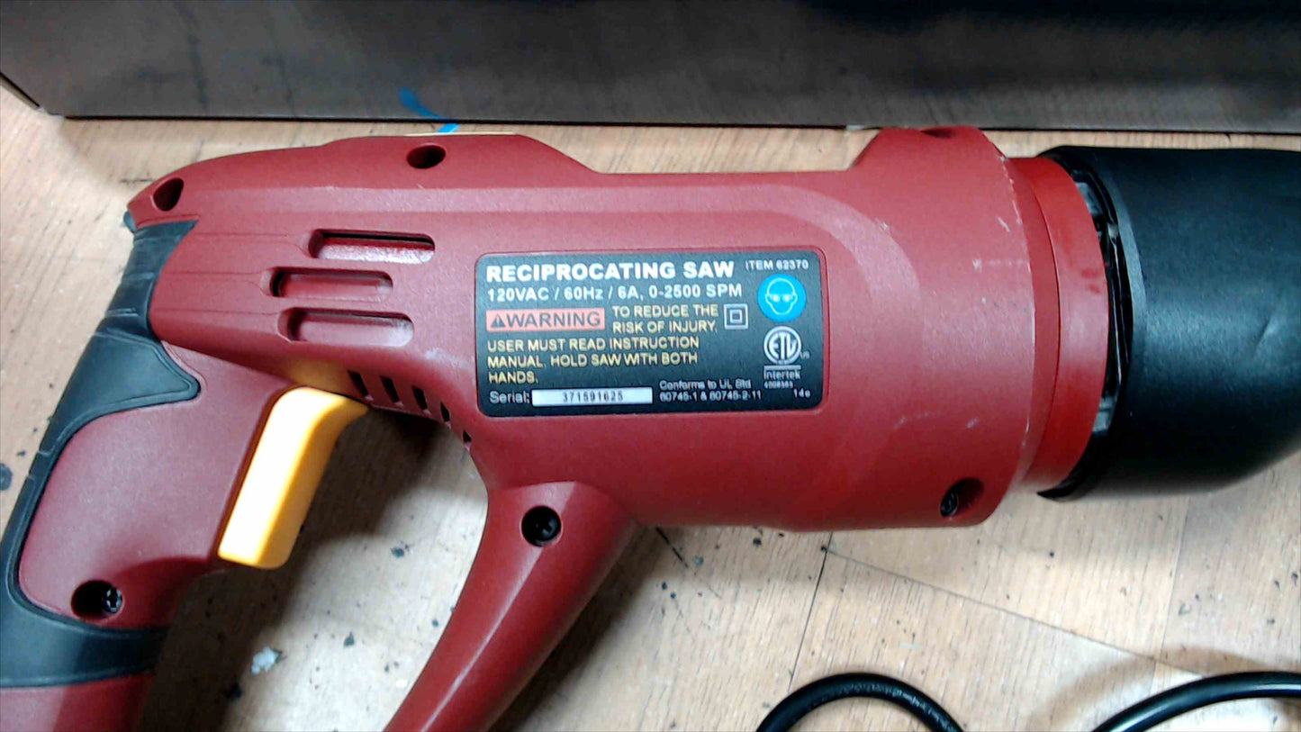 6 Amp Reciprocating Saw with Rotating Handle Chicago Electric Corded