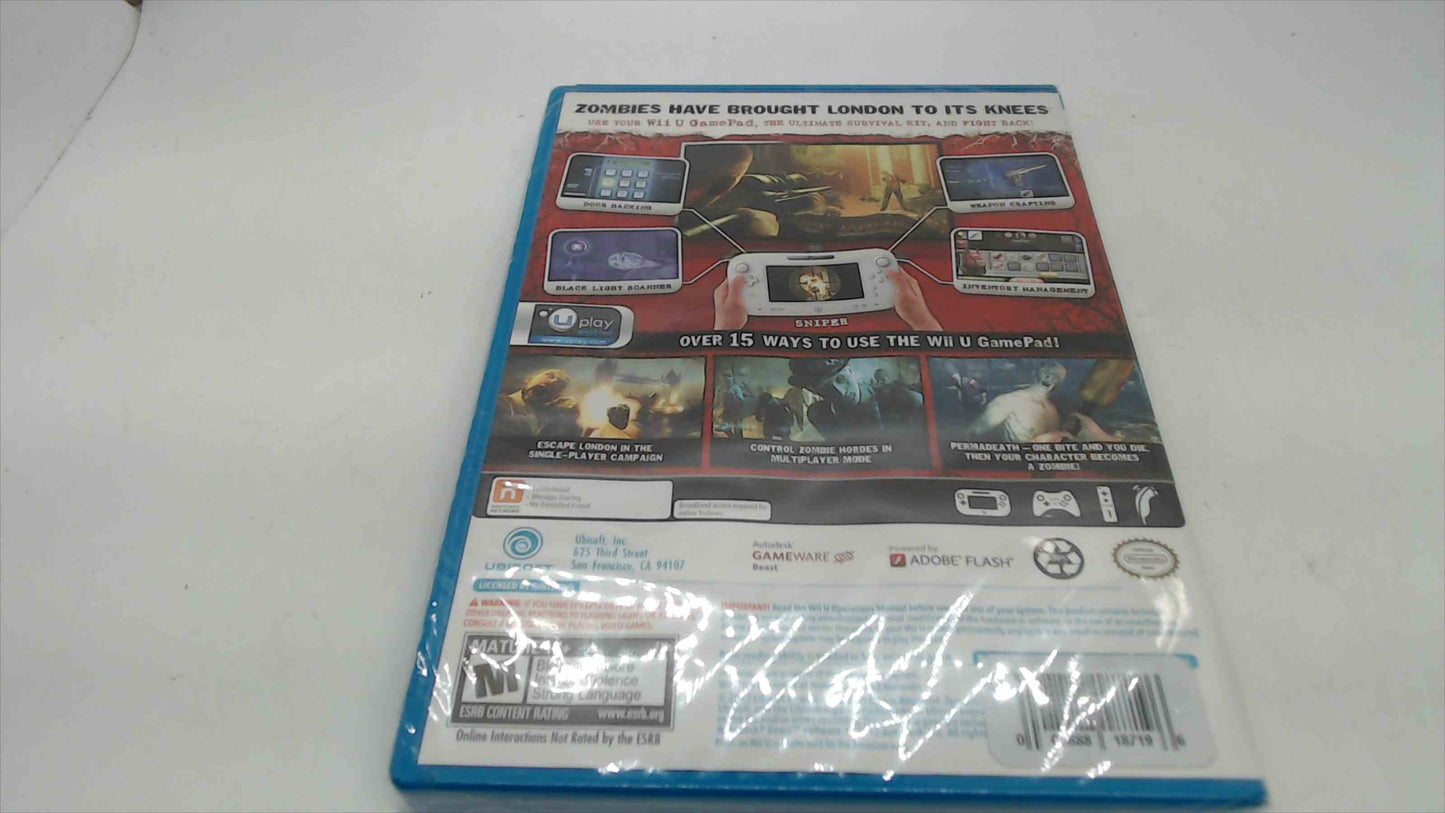 ZOMBI U for WiiU New & Sealed Ubisoft