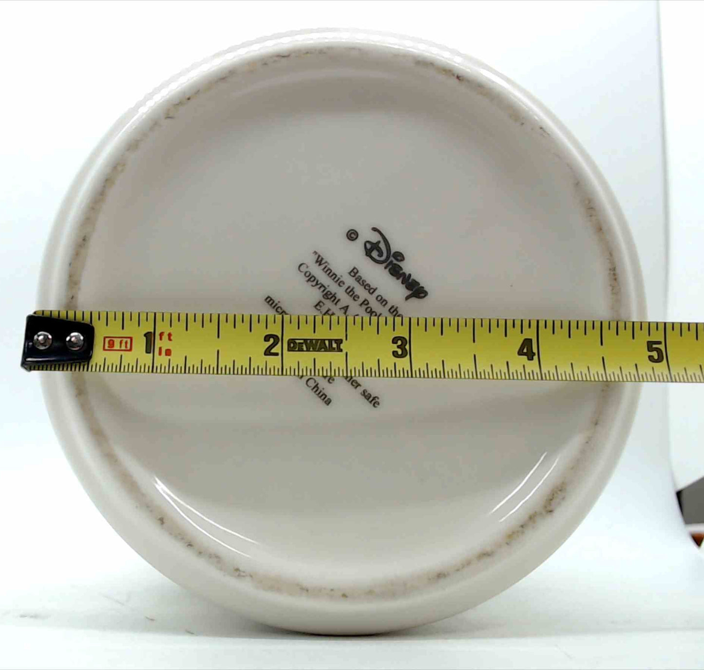 Winnie the Pooh Works Stoneware Jar with lid 8"tall 5" wide