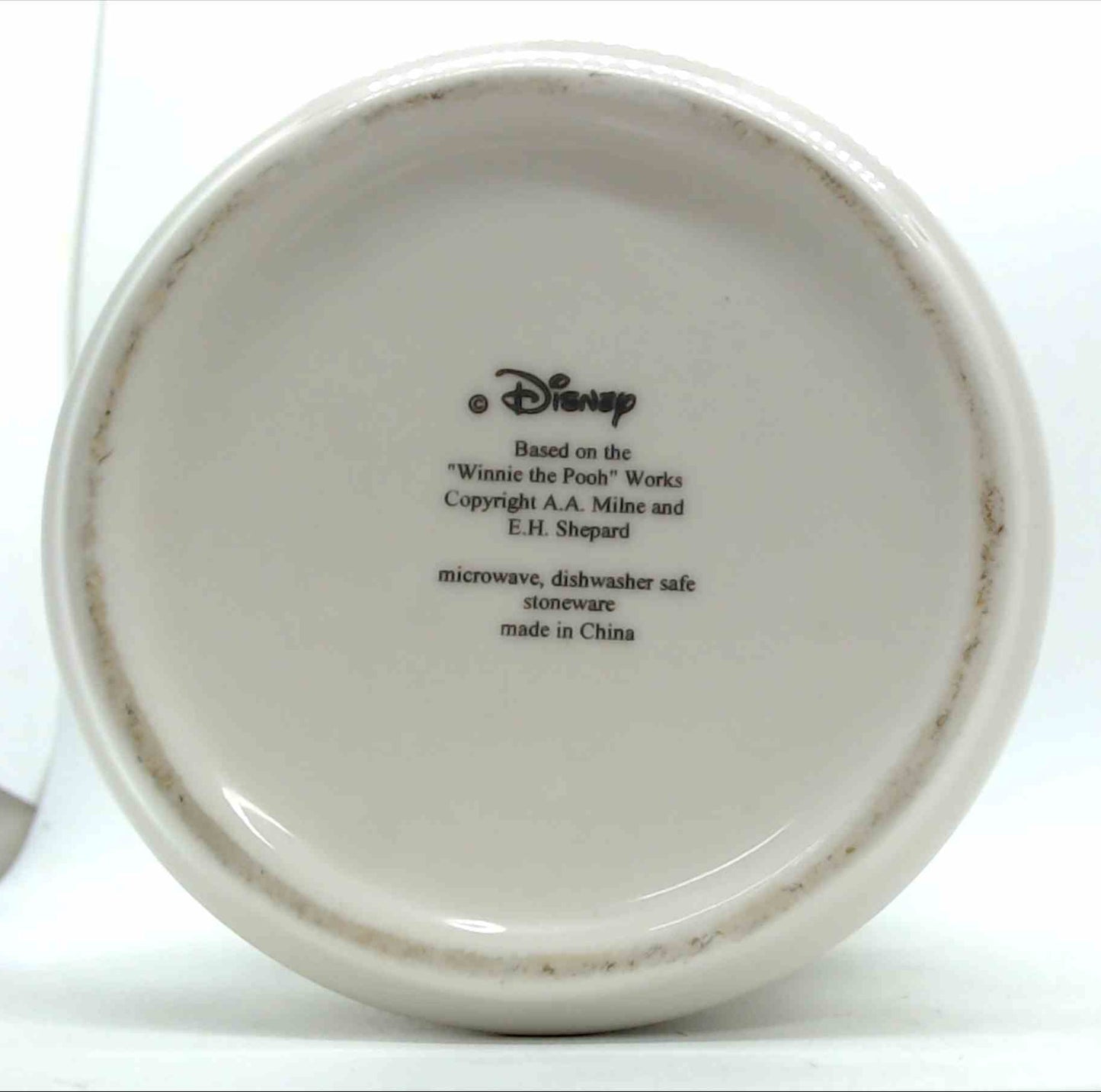 Winnie the Pooh Works Stoneware Jar with lid 8"tall 5" wide