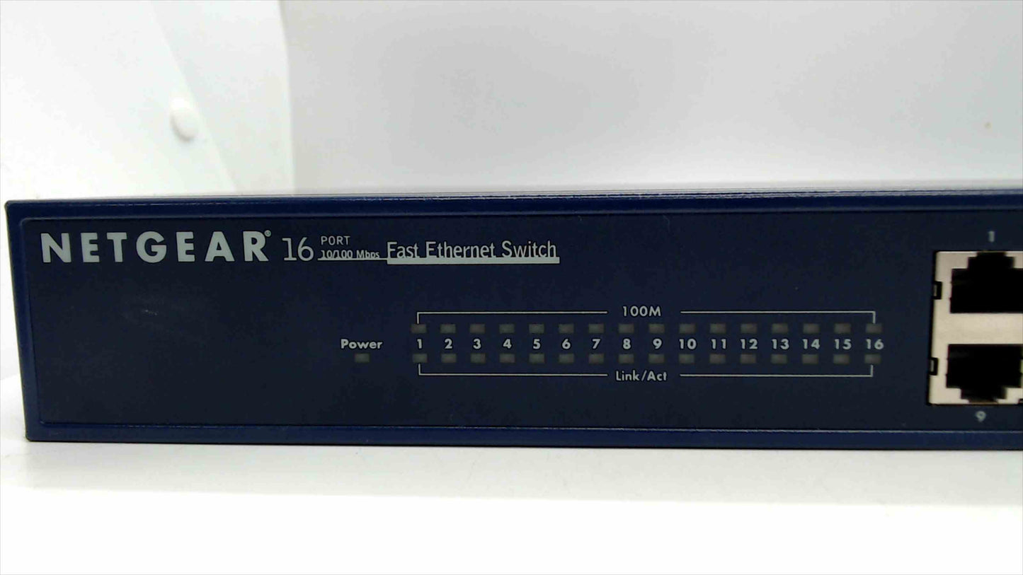 Netgear 16 Port 10/100 Mbps Fast Ethernet Switch model JFS516