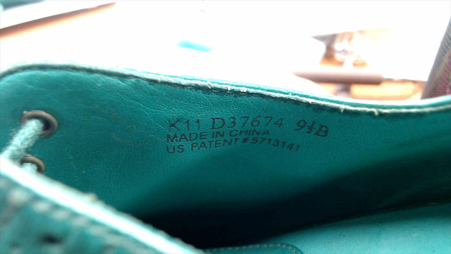 Cole Haan Turquoise or Green Leather Nikeair Oxford Pumps high heel size 9.5B