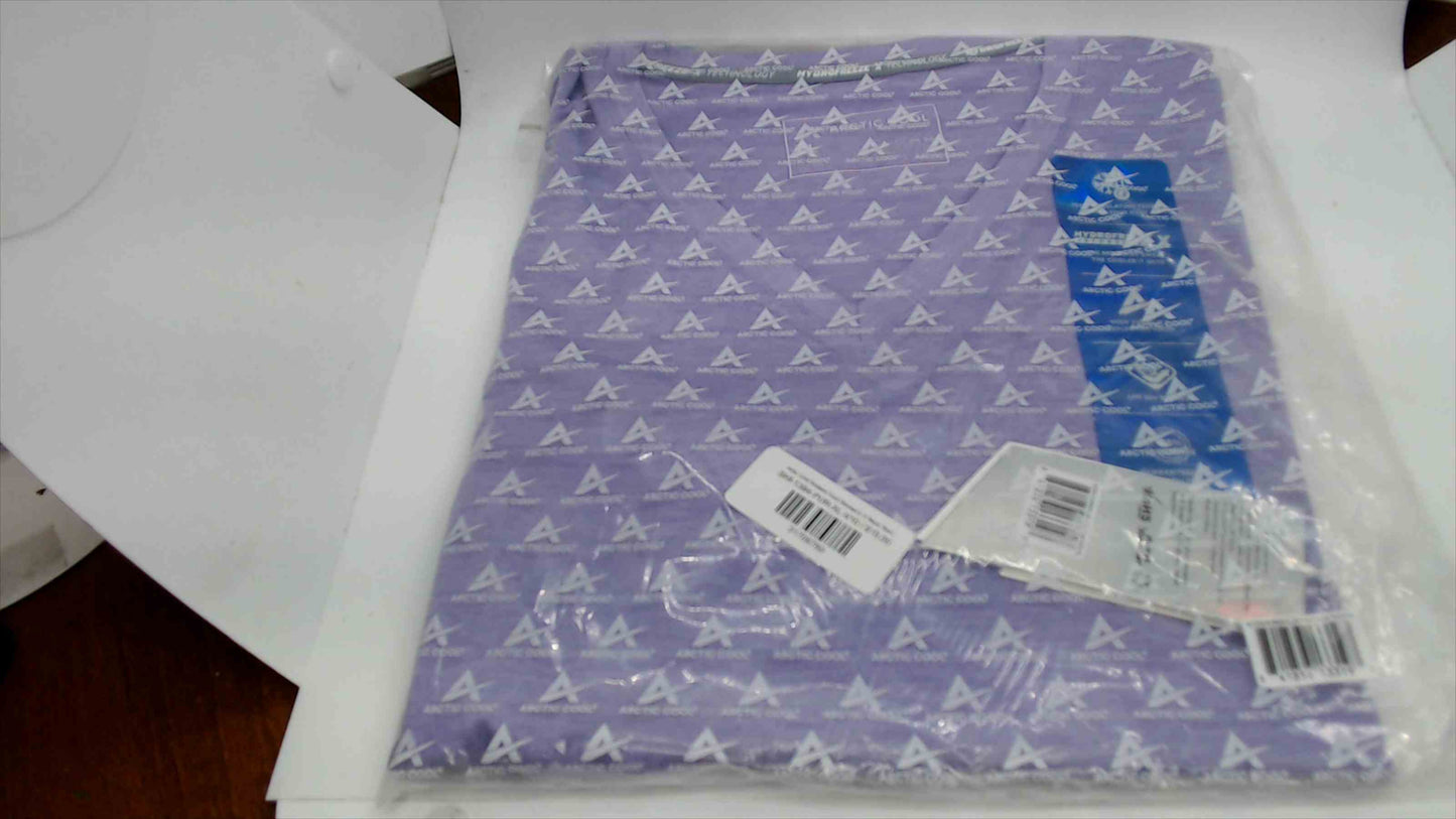 Artic Cool Instant Cool Woman's V Neck Shirt Size XL Purple