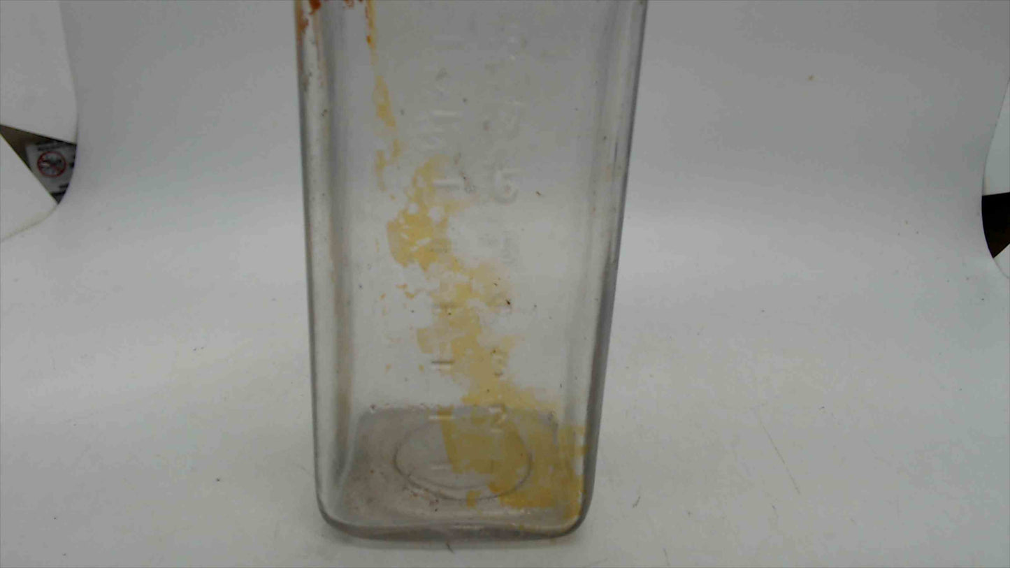 Antique EMBALMING Fluid Bottle Egyptian Chemicals Co. Boston Mass.