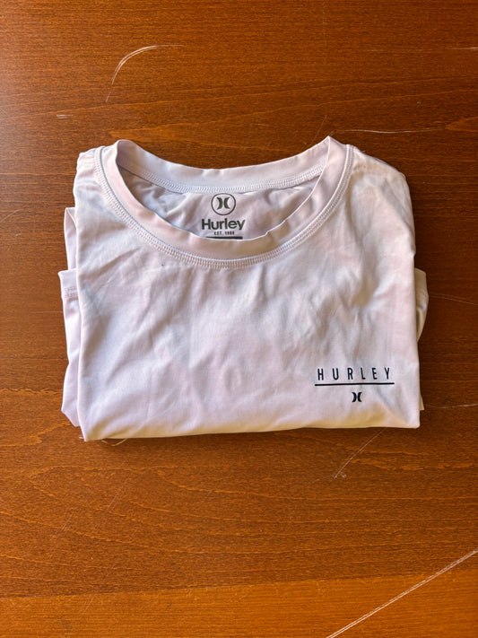 Hurley Men’s White Graphic T-Shirt – USA Flag Logo (Limited Edition)