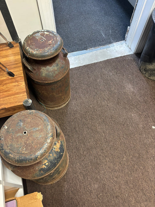 Two Vintage Milk Jugs