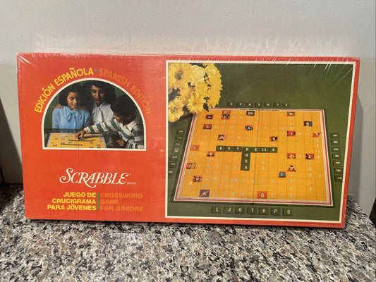 “SEALED” Vintage Scrabble Crossword Game For Juniors (Spanish Edition) 1977