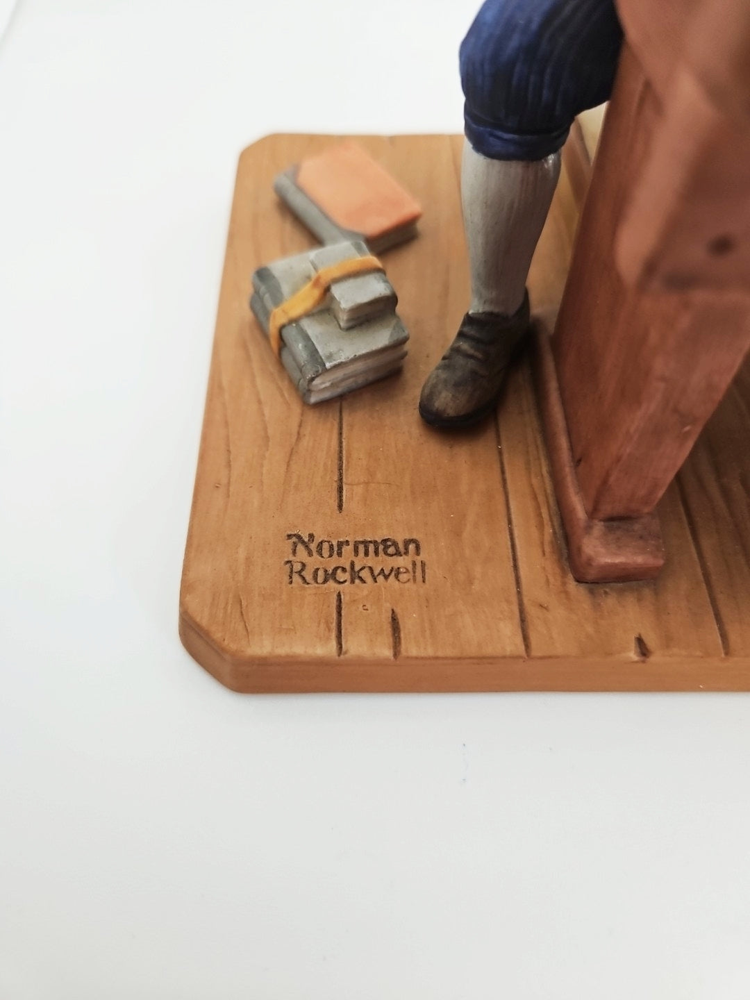 1982 Norman Rockwell Bored of Education Figurine. Limited Edition